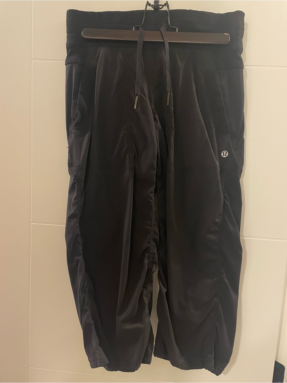 lululemon athletica Kids Black Drawstring Joggers